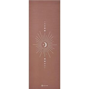 imageGAIAM Cinnamon Vision Yoga Mat 5 mm Classic Printed Brown