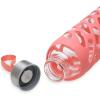 imageGaiam Water Bottle SureGrip Glass Bottle with Protective Silicone Sleeve 20 ozGuava