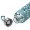 imageGaiam Water Bottle SureGrip Glass Bottle with Protective Silicone Sleeve 20 ozViridian