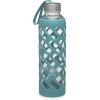 imageGaiam Water Bottle SureGrip Glass Bottle with Protective Silicone Sleeve 20 ozViridian
