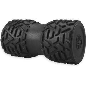 imageGaiam Restore Grooved Foam Roller  Cradles The Spine Calf or Arms for Deep Muscle Release  Lightly Textured with Padding for Gentle Massage  8quot L x 4quot D  Includes Massage Guide