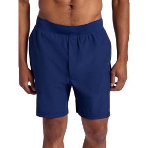 imageGaiam Mens Upside 7 Short with Liner Standard Fit Stretch Lightweight Material MoistureWickingMedieval Blue