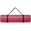 imageGaiam Essentials 25quot Thick 10mm Yoga ampamp Pilates Fitness ampamp Exercise Mat with EasyCinch Carrier Strap Cushion Support For Fitness and Gym WorkoutsPink
