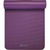 imageGaiam Essentials 25quot Thick 10mm Yoga ampamp Pilates Fitness ampamp Exercise Mat with EasyCinch Carrier Strap Cushion Support For Fitness and Gym WorkoutsPurple