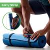 imageGaiam Essentials 25quot Thick 10mm Yoga ampamp Pilates Fitness ampamp Exercise Mat with EasyCinch Carrier Strap Cushion Support For Fitness and Gym WorkoutsPink