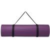 imageGaiam Essentials 25quot Thick 10mm Yoga ampamp Pilates Fitness ampamp Exercise Mat with EasyCinch Carrier Strap Cushion Support For Fitness and Gym WorkoutsPurple