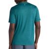 imageGaiam Mens Everyday Basic Crewneck Top Standard Fit Stretch Midweight MaterialSea Spray Heather