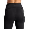 imageGaiam Womens Om HighRise Activate 78 Legging Slim Fit 25 Inseam MoistureWickingBlack Tap Shoe