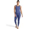 imageGaiam Womens Om HighRise Activate 78 Legging Slim Fit 25 Inseam MoistureWickingBlue Indigo