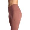 imageGaiam Womens Om HighRise Activate 78 Legging Slim Fit 25 Inseam MoistureWickingCafe Mocha