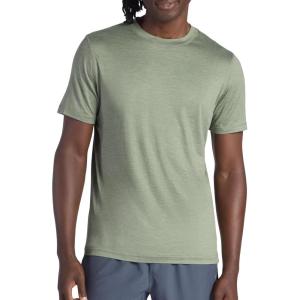 imageGaiam Mens Everyday Basic Crewneck Top Standard Fit Stretch Midweight MaterialDusty Green