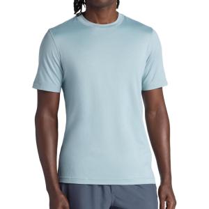 imageGaiam Mens Everyday Basic Crewneck Top Standard Fit Stretch Midweight MaterialSlate