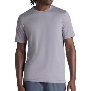 imageGaiam Mens Everyday Basic Crewneck Top Standard Fit Stretch Midweight MaterialSleet