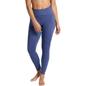 imageGaiam Womens Om HighRise Activate 78 Legging Slim Fit 25 Inseam MoistureWickingBlue Indigo