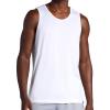 imageGaiam Mens Everyday Basic Tank Top Standard Fit Stretch Midweight Jersey MaterialStark White