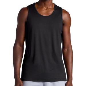 imageGaiam Mens Everyday Basic Tank Top Standard Fit Stretch Midweight Jersey MaterialBlack