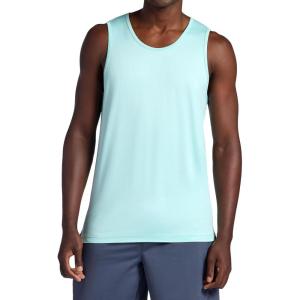 imageGaiam Mens Everyday Basic Tank Top Standard Fit Stretch Midweight Jersey MaterialPastel Turq