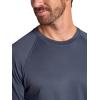 image:imageGaiam Mens Everyday Basic Raglan Top Standard Fit Stretch Midweight Jersey MaterialCool Grey
