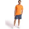 image:imageGaiam Mens Everyday Basic Raglan Top Standard Fit Stretch Midweight Jersey MaterialPersimmon Orange