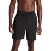image:imageGaiam Mens Hatha 7 Short Standard Fit Stretch Lightweight Material MoistureWickingBlack