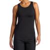 image:imageGaiam Womens Relax Crewneck Tank Top Relaxed Fit Stretch Midweight MaterialBlack Tap Shoe