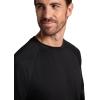 image:imageGaiam Mens Flow State Long Sleeve Crewneck Top Standard Fit Stretch Midweight MaterialBlack