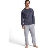 image:imageGaiam Mens Flow State Long Sleeve Crewneck Top Standard Fit Stretch Midweight MaterialCool Grey Heather