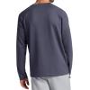 image:imageGaiam Mens Flow State Long Sleeve Crewneck Top Standard Fit Stretch Midweight MaterialCool Grey Heather