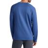 image:imageGaiam Mens Flow State Long Sleeve Crewneck Top Standard Fit Stretch Midweight MaterialTrue Navy