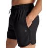 image:imageGaiam Mens Lunge 5 Short Standard Fit Stretch Lightweight Material MoistureWickingBlack
