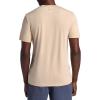 image:imageGaiam Mens Stretch Tech TShirt Standard Fit Stretch Midweight Performance MaterialWhite Pepper