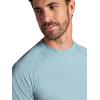 image:imageGaiam Mens Supine Crewneck Top Relaxed Fit Stretch Midweight MaterialSlate