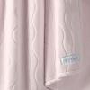 image:imageGaiam Super Soft Velvetloft Warp Knit Blanket Twin Size Plush Comfort Warm Blanket with Carved Texture TourmalineBlush