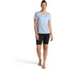 image:imageGaiam Womens Align Marled TShirt Relaxed Fit Stretch Midweight Heathered Material HighLow HemBlue Fog Heather