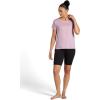 image:imageGaiam Womens Align Marled TShirt Relaxed Fit Stretch Midweight Heathered Material HighLow HemSea Fog Heather