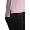 image:imageGaiam Womens Align Marled TShirt Relaxed Fit Stretch Midweight Heathered Material HighLow HemSea Fog Heather