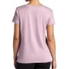 image:imageGaiam Womens Align Marled TShirt Relaxed Fit Stretch Midweight Heathered Material HighLow HemSea Fog Heather