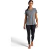image:imageGaiam Womens Everyday Performance Crewneck TShirt Slim Fit Stretch Lightweight Material MoistureWickingBlack Heather Tap Shoe