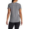 image:imageGaiam Womens Everyday Performance Crewneck TShirt Slim Fit Stretch Lightweight Material MoistureWickingBlack Heather Tap Shoe