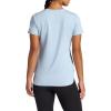 image:imageGaiam Womens Everyday Performance Crewneck TShirt Slim Fit Stretch Lightweight Material MoistureWickingBlue Fog Heather