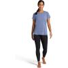 image:imageGaiam Womens Everyday Performance Crewneck TShirt Slim Fit Stretch Lightweight Material MoistureWickingBlue Indigo Heather