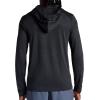 image:imageGaiam mens Everyday Basic Cowl Neck Hoodie Standard Fit Stretch Midweight MaterialBlack Heather