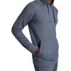 image:imageGaiam mens Zen Flex Pullover Hoodie Standard Fit Stretch Midweight Terry MaterialCool Grey Heather