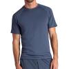 image:imageGaiam Mens Supine Crewneck Top Relaxed Fit Stretch Midweight MaterialCool Grey