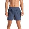 image:imageGaiam Mens Upside 5 Short Standard Fit Stretch Lightweight Material MoistureWickingCool Grey