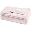 image:imageGaiam Super Soft Velvetloft Warp Knit Blanket Twin Size Plush Comfort Warm Blanket with Carved Texture TourmalineBlush
