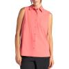image:imageGaiam Womens On The Move Woven Tank Top Standard Fit Stretch Lightweight MaterialSpiced Coral