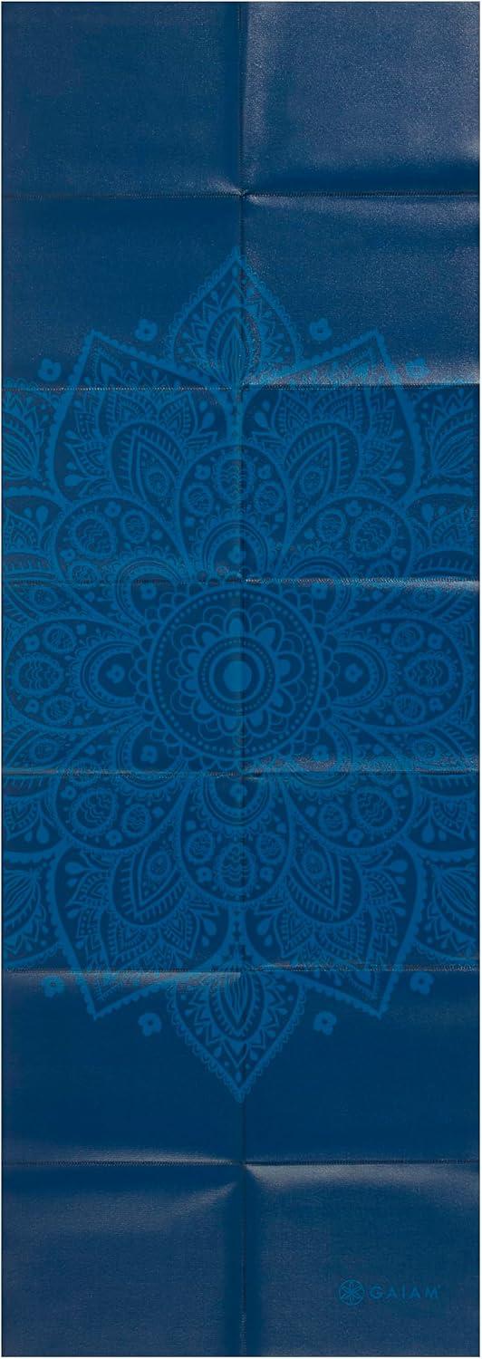 image:imageGaiam Yoga Mat  Folding Travel Fitness amp Exercise Mat  Foldable Yoga Mat for All Types of Yoga Pilates amp Floor Workouts 68L x 24W x 2mm ThickBlue Sundial