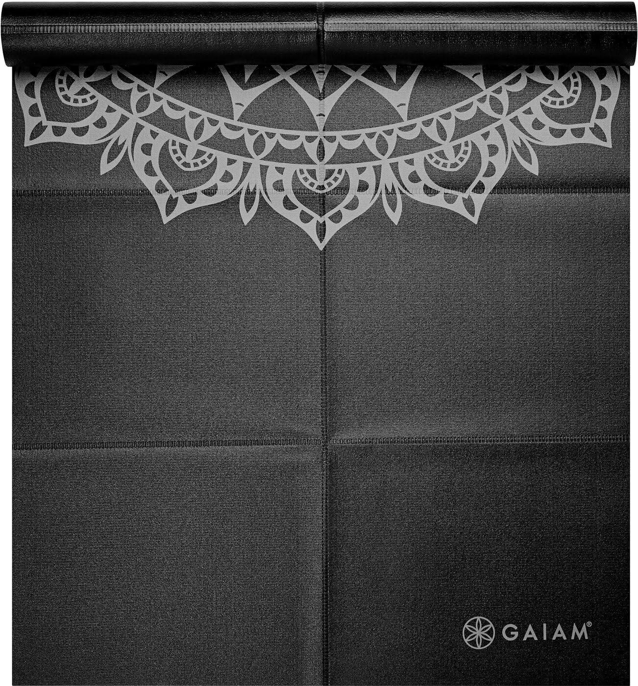 image:imageGaiam Yoga Mat  Folding Travel Fitness amp Exercise Mat  Foldable Yoga Mat for All Types of Yoga Pilates amp Floor Workouts 68L x 24W x 2mm ThickMidnight Marrakesh