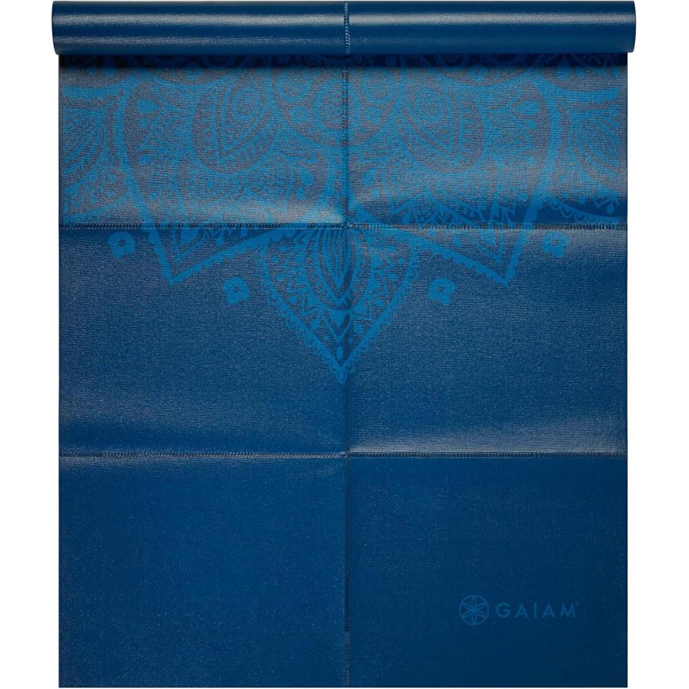 image:imageGaiam Yoga Mat  Folding Travel Fitness amp Exercise Mat  Foldable Yoga Mat for All Types of Yoga Pilates amp Floor Workouts 68L x 24W x 2mm ThickBlue Sundial